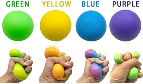 Wopohy Juguete sensorial de bola antiestrés, bolas antiestrés para aliviar la ansiedad, juguetes sensoriales para autismo, TDAH, juguete de silicona suave para niños, juguetes esponjosos para fiestas 2 1709910338 151 Wopohy Juguete sensorial de bola antiestres bolas antiestres para aliviar