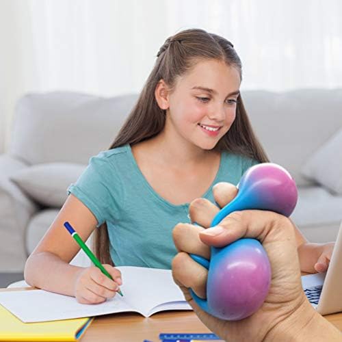 Wopohy Juguete sensorial de bola antiestrés, bolas antiestrés para aliviar la ansiedad, juguetes sensoriales para autismo, TDAH, juguete de silicona suave para niños, juguetes esponjosos para fiestas 5 1709910339 68 Wopohy Juguete sensorial de bola antiestres bolas antiestres para aliviar
