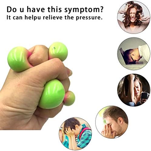 Wopohy Juguete sensorial de bola antiestrés, bolas antiestrés para aliviar la ansiedad, juguetes sensoriales para autismo, TDAH, juguete de silicona suave para niños, juguetes esponjosos para fiestas 3 1709910339 726 Wopohy Juguete sensorial de bola antiestres bolas antiestres para aliviar
