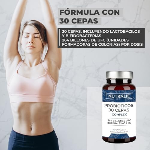 1710225761 207 Probioticos y Prebioticos Intestinales 30 CEPAS PREMIUM 264 Mil Millones