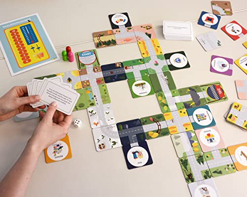Hier geh ich lang - Das Lebenswegelegespiel: Therapiespiel für die therapeutische und pädagogische Arbeit mit Kindern und Jugendlichen. Mit Spielplan aus 72 Wegekarten in stabiler Box 27 x 27 x 5,5 cm 1 1710280452 583 Hier geh ich lang Das Lebenswegelegespiel Therapiespiel fur die