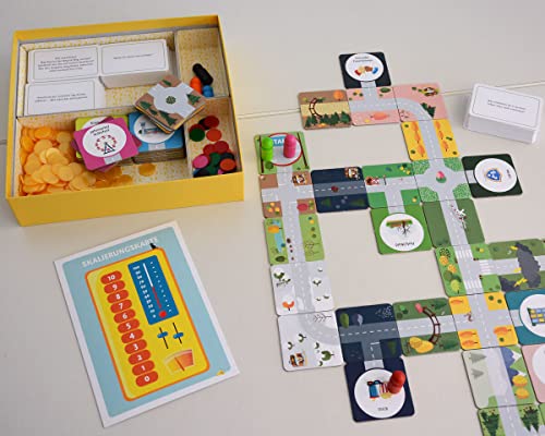Hier geh ich lang - Das Lebenswegelegespiel: Therapiespiel für die therapeutische und pädagogische Arbeit mit Kindern und Jugendlichen. Mit Spielplan aus 72 Wegekarten in stabiler Box 27 x 27 x 5,5 cm 7 1710280453 258 Hier geh ich lang Das Lebenswegelegespiel Therapiespiel fur die
