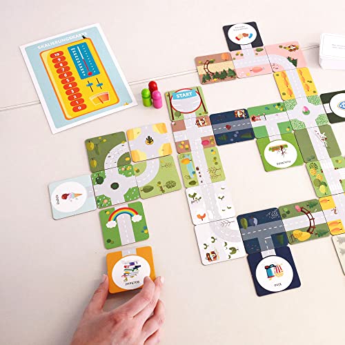 Hier geh ich lang - Das Lebenswegelegespiel: Therapiespiel für die therapeutische und pädagogische Arbeit mit Kindern und Jugendlichen. Mit Spielplan aus 72 Wegekarten in stabiler Box 27 x 27 x 5,5 cm 8 1710280453 6 Hier geh ich lang Das Lebenswegelegespiel Therapiespiel fur die