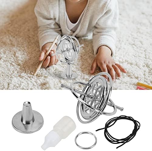 Giroscopio Giratorio, Plata Portátil para Aliviar la Ansiedad, Juguete Mecánico Antigravedad Compacto, Maravilloso para Adultos para Niños para Aliviar la Ansiedad Y el Estrés 4 1710289177 433 Giroscopio Giratorio Plata Portatil para Aliviar la Ansiedad Juguete Mecanico