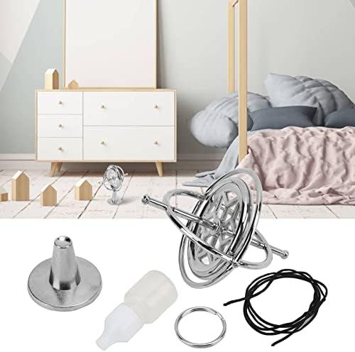 Giroscopio Giratorio, Plata Portátil para Aliviar la Ansiedad, Juguete Mecánico Antigravedad Compacto, Maravilloso para Adultos para Niños para Aliviar la Ansiedad Y el Estrés 5 1710289177 99 Giroscopio Giratorio Plata Portatil para Aliviar la Ansiedad Juguete Mecanico