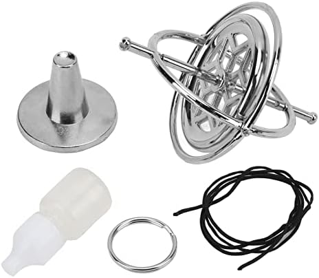 Giroscopio Giratorio, Plata Portátil para Aliviar la Ansiedad, Juguete Mecánico Antigravedad Compacto, Maravilloso para Adultos para Niños para Aliviar la Ansiedad Y el Estrés 6 1710289178 821 Giroscopio Giratorio Plata Portatil para Aliviar la Ansiedad Juguete Mecanico
