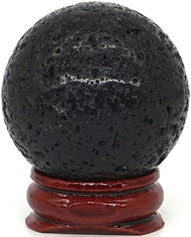 SDWGLD Curación de Cristal Aura 1 40 mm Piedra de Gema Natural Volcanic Reiki Terapia de Bola de Masaje Decoración de Bola 3 1710400160 492 SDWGLD Curacion de Cristal Aura 1 40 mm Piedra de