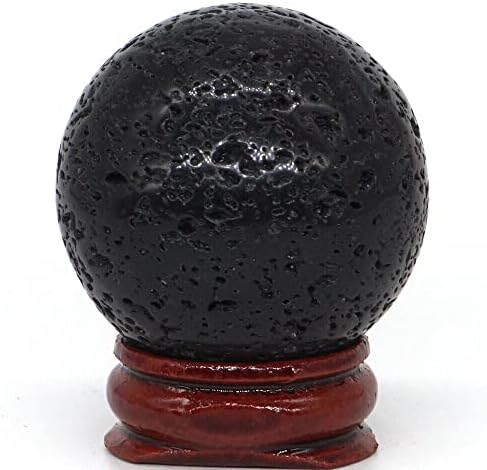 SDWGLD Curación de Cristal Aura 1 40 mm Piedra de Gema Natural Volcanic Reiki Terapia de Bola de Masaje Decoración de Bola 5 1710400161 117 SDWGLD Curacion de Cristal Aura 1 40 mm Piedra de
