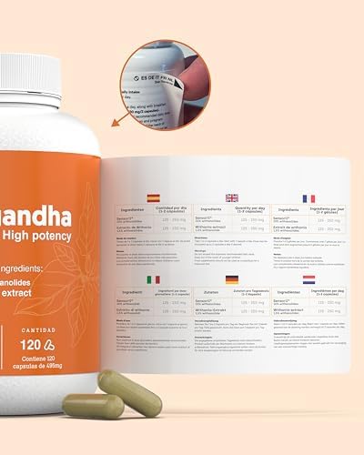 Ashwagandha Alta Potencia: Adaptógeno y Nootrópico con Sensoril® (10% Withanolidos) | Sueño Profundo, Bienestar General, Energía, Concentración | 4 Meses | 2x Más Concentrado que el KSM-66 5 1710436011 861 Ashwagandha Alta Potencia Adaptogeno y Nootropico con Sensoril® 10 Withanolidos