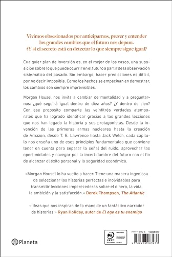 Lo que nunca cambia: 23 lecciones atemporales para nuestra vida personal y financiera (No Ficción) 1 1710489741 836 Lo que nunca cambia 23 lecciones atemporales para nuestra vida