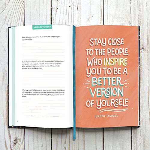 Big Life Journal - Edición para adultos - Diario guiado neutro de género, planificador de mentalidad de crecimiento y mejoramiento personal, indicaciones orientadas a objetivos positivos, 5 1710502575 888 Big Life Journal Edicion para adultos Diario guiado