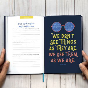 Big Life Journal - Edición para adultos - Diario guiado neutro de género, planificador de mentalidad de crecimiento y mejoramiento personal, indicaciones orientadas a objetivos positivos, 16 positive anxiety go happy help mind writing girls power new cards art
