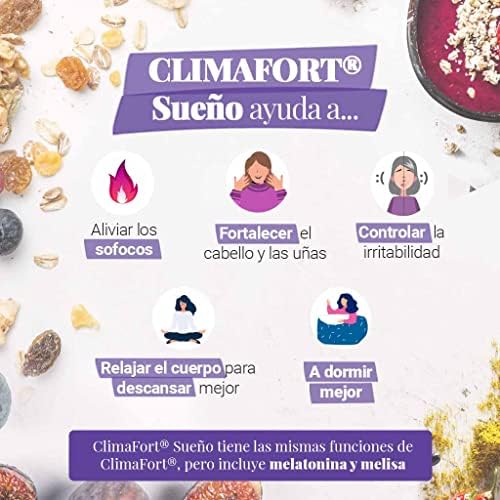1710523126 59 Climafort Sueno Capsulas Menopausia Complemento alimenticio con lupulo