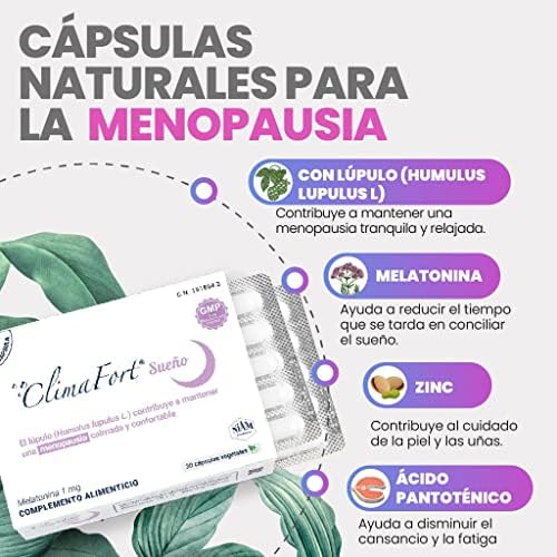 1710523126 665 Climafort Sueno Capsulas Menopausia Complemento alimenticio con lupulo