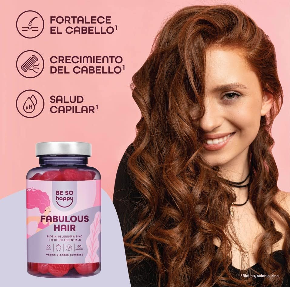 1710574887 302 Gominolas para el pelo Biotina 6000 mcg 60 dias Vitaminas
