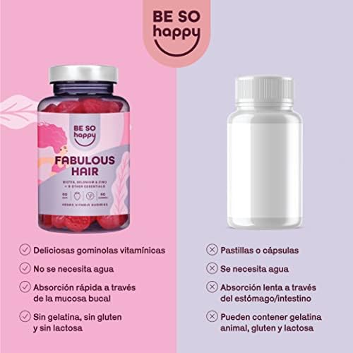 1710574887 713 Gominolas para el pelo Biotina 6000 mcg 60 dias Vitaminas