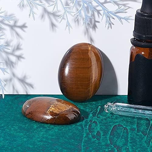 SUNNYCLUE 1 caja 2 piezas Ojo de Tigre Natural Piedra de Preocupación Curación Cristal Terapia Piedras Preciosas Chakra Reiki Forma Ovalada Piedras de Pulgar para Aliviar el Estrés Frotar Ansiedad 4 1710582947 602 SUNNYCLUE 1 caja 2 piezas Ojo de Tigre Natural Piedra