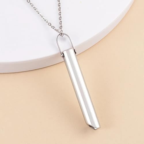 1710604687 158 KEZONO Collar Colgante Joyeria Silbato Collar Natural Ansiedad Alivio Joyeria