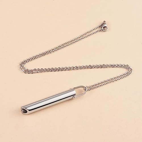 1710604688 1 KEZONO Collar Colgante Joyeria Silbato Collar Natural Ansiedad Alivio Joyeria