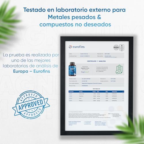 1710662385 778 Citrato de Magnesio 1480mg 240 Capsulas Veganas 440mg de
