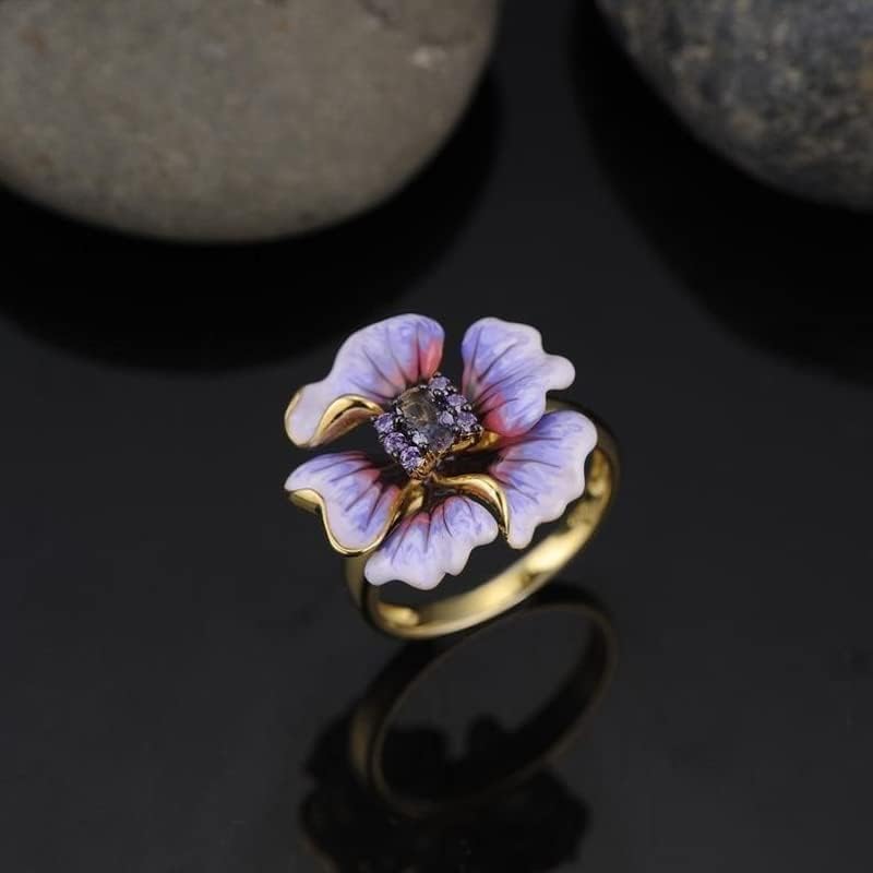 Classic Ladies Floret Jewelry Cumpleaños Propuesta Fecha Compromiso Boda Flores Anillo de Cristal Anillos Anillos Mujeres ansiedad Anillo Anti Estrés Anillo Estrés Anillo Anillo Plata 2 1710682942 376 Classic Ladies Floret Jewelry Cumpleanos Propuesta Fecha Compromiso Boda Flores