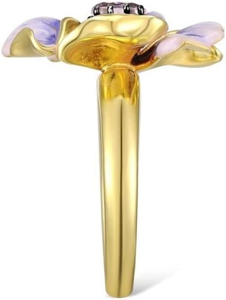 Classic Ladies Floret Jewelry Cumpleaños Propuesta Fecha Compromiso Boda Flores Anillo de Cristal Anillos Anillos Mujeres ansiedad Anillo Anti Estrés Anillo Estrés Anillo Anillo Plata 6 1710682943 58 Classic Ladies Floret Jewelry Cumpleanos Propuesta Fecha Compromiso Boda Flores