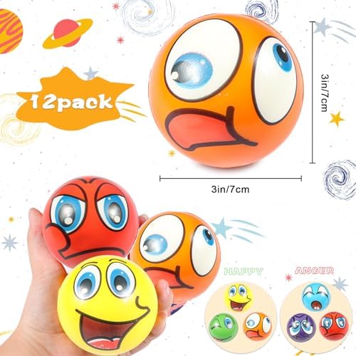 1710750211 135 12 Piezas Pelota AntiestresBolas AntiestresAlivio de Estres Emocional Juguetes para