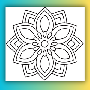 Mandalas Fáciles Libro para Colorear