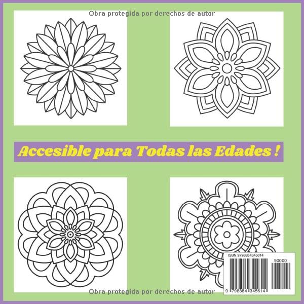 1710758993 700 Mandalas Faciles Libro para Colorear 50 Hermosos Patrones Simples de