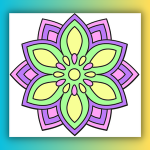 Mandalas Fáciles Libro para Colorear
