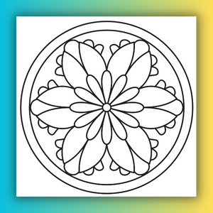 Mandalas Fáciles Libro para Colorear