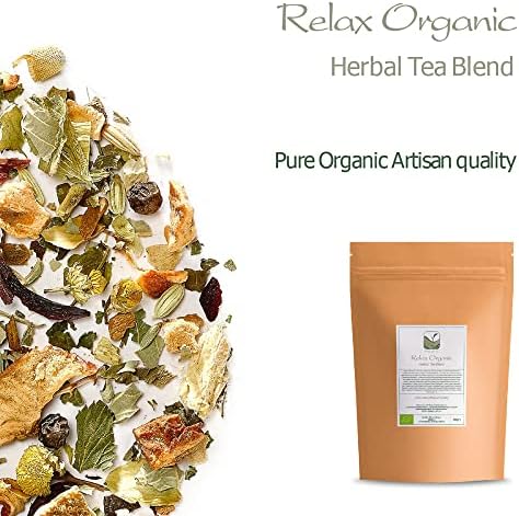 Relax Tisane Té Mezcla Organico - Infusión Alivia La Ansiedad Y Alivia El Estrés - Té A Dormir 200g 2 1710792493 244 Relax Tisane Te Mezcla Organico Infusion Alivia La Ansiedad
