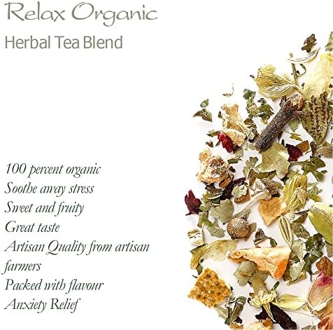 Relax Tisane Té Mezcla Organico - Infusión Alivia La Ansiedad Y Alivia El Estrés - Té A Dormir 200g 4 1710792494 616 Relax Tisane Te Mezcla Organico Infusion Alivia La Ansiedad