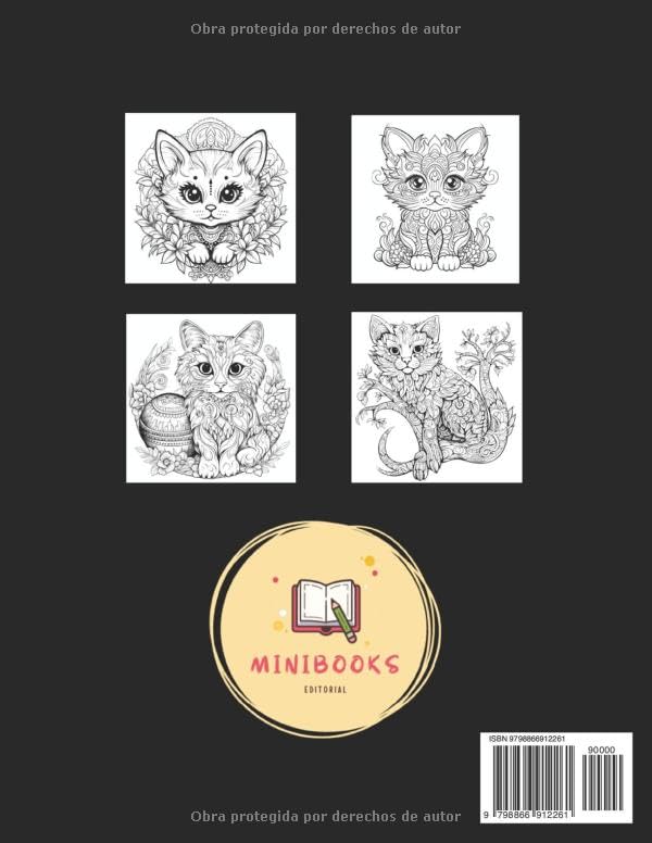 Mandalas de gatos: Libro de colorear para adultos amantes a los gatos. Mandalas antiestrés para meditar y aliviar la ansiedad. 1 1710892571 484 Mandalas de gatos Libro de colorear para adultos amantes a