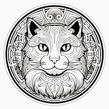 Mandalas de gatos: Libro de colorear para adultos amantes a los gatos. Mandalas antiestrés para meditar y aliviar la ansiedad. 9 libro de mandalas para adultos, mandala para colorear, gatos mandala, colorear para adultos