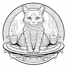 Mandalas de gatos: Libro de colorear para adultos amantes a los gatos. Mandalas antiestrés para meditar y aliviar la ansiedad. 7 gato mandala para colorear, mandalas para adultos, mandalas para ansiedad, mandalas antiestrés