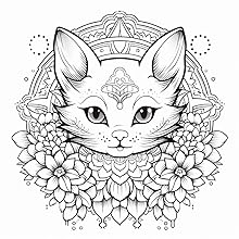 Mandalas de gatos: Libro de colorear para adultos amantes a los gatos. Mandalas antiestrés para meditar y aliviar la ansiedad. 11 libro de mandalas para colorear, gatos mandala, mandala de gatos para colorear