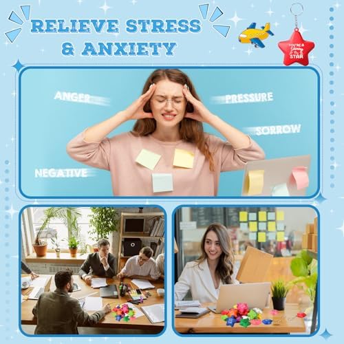 Otuuz 20 Bolas Antiestrés Motivacionales de Estrella Llavero de Bola de Estrés de Mano con Citas de Alivio Juguetes de Bolas de Ansiedad de Espuma Coloridas Alentadoras para Aliviar Estrés, 10 Colores 3 1710904714 995 Otuuz 20 Bolas Antiestres Motivacionales de Estrella Llavero de Bola