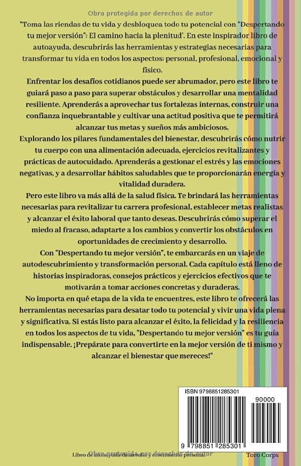 Despertando tu mejor versión: "Descubre el poder dentro de ti y despierta tu mejor versión". Libro de autoayuda crecimiento y desarrollo personal. 1 1710908562 206 Despertando tu mejor version Descubre el poder dentro de ti