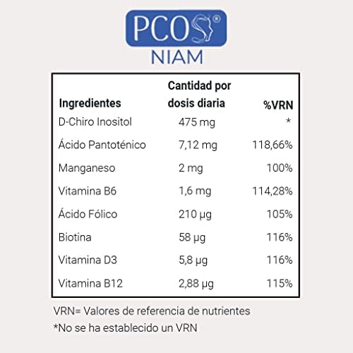 1710934806 466 PCOS Complemento alimenticio con D Chiro Inositol vitaminas y minerales