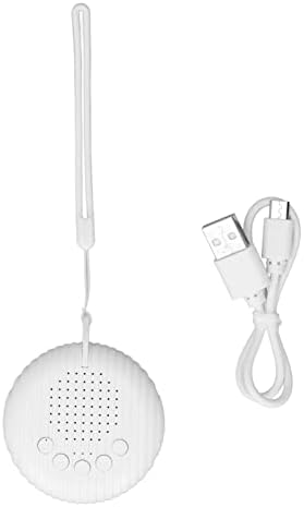 Máquina Portátil de Sonido de Ruido Blanco para Bebés con Música de Canción de Cuna para Calmar el Sueño, Aliviar la Ansiedad y Promover un Crecimiento Saludable, Luz Nocturna