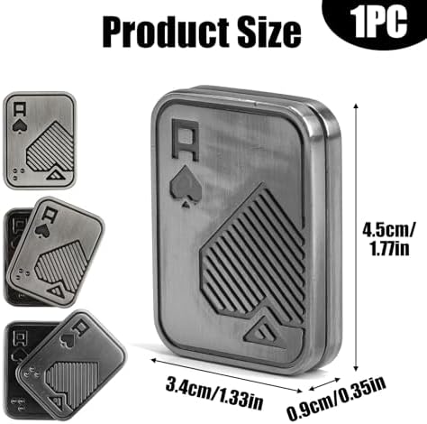 Fidget Slider Toy, Metal Poker Fidget Slider Juguetes Magnéticos de Metal Fidget Ansiedad Stress Relief Toys para Adultos Regalos De Oficina O En Casa para Aliviar La Ansiedad Y El Estrés 1 1710999735 661 Fidget Slider Toy Metal Poker Fidget Slider Juguetes Magneticos de