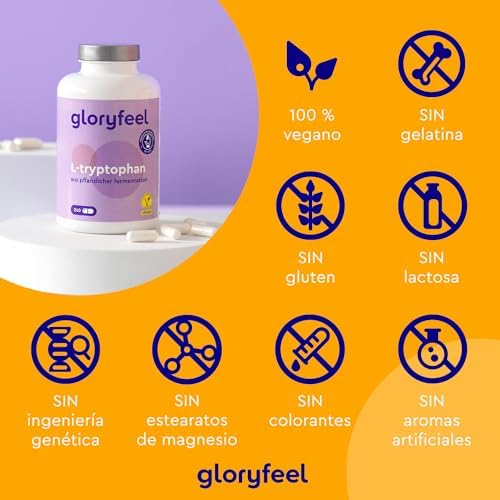 1711083705 600 L Triptofano 500mg 240 Capsulas para 8 meses Estres