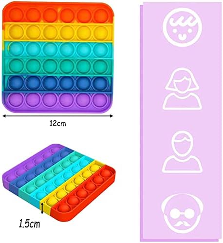 1711087699 519 4 Piezas Sensorial Herramientas Pop it Fidget Toy POPI Antiestres