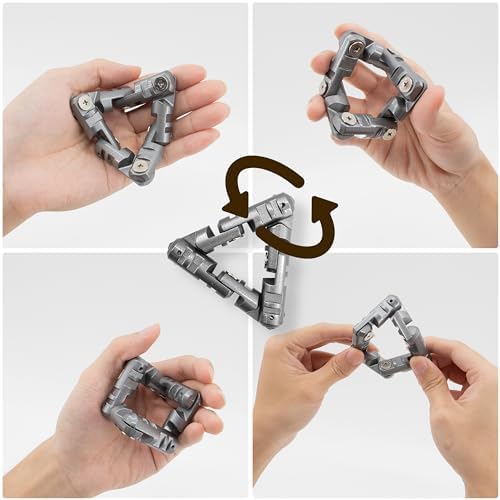 Zayin Infinite Flip Fidget Toys, triángulo de metal Infinity Flip Handheld Fidget juguete, alivio del estrés, masaje, mano, juguete sensorial, juguetes para aliviar la ansiedad y el estrés 3 1711099509 885 Zayin Infinite Flip Fidget Toys triangulo de metal Infinity Flip