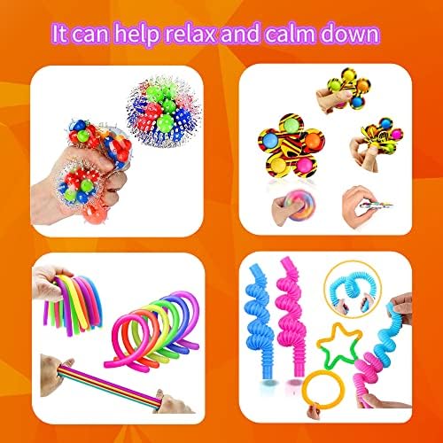Lubibi Juguetes Sensoriales Kit Empujar la Burbuja Bola sensorial Juguetes contra Ansiedad Autismo Necesidades Especiales Aliviador del Antiestrés del Juguetes para Niños Adultos Relajarse 3 1711132225 591 Lubibi Juguetes Sensoriales Kit Empujar la Burbuja Bola sensorial Juguetes