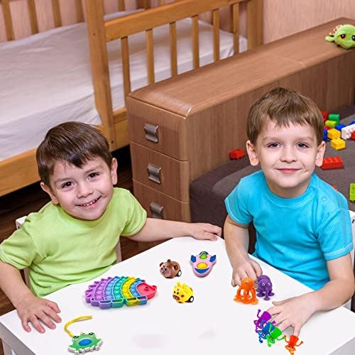Lubibi Juguetes Sensoriales Kit Empujar la Burbuja Bola sensorial Juguetes contra Ansiedad Autismo Necesidades Especiales Aliviador del Antiestrés del Juguetes para Niños Adultos Relajarse 5 1711132226 854 Lubibi Juguetes Sensoriales Kit Empujar la Burbuja Bola sensorial Juguetes