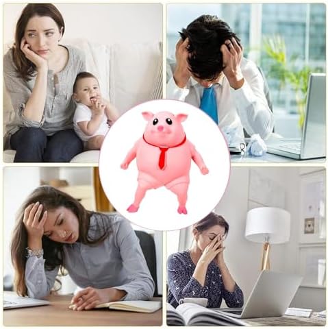 Juguete antiestrés para cerdo, juguete antiestrés, juguete de descompresión creativa, juguete antiestrés para adultos y niños, reduce el estrés y la ansiedad. 3 1711159395 919 Juguete antiestres para cerdo juguete antiestres juguete de descompresion creativa