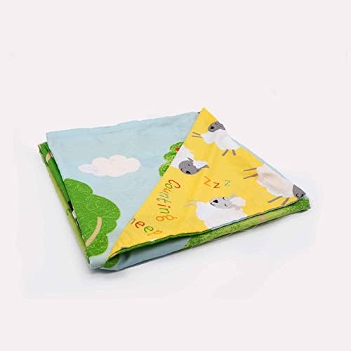 Happy Linen Company Manta con peso lavable para niños de animales de granja verde de 2.8 libras, 90 x 120 cm, manta con peso para calmar la gravedad y terapia de ansiedad 1 1711163406 164 Happy Linen Company Manta con peso lavable para ninos de