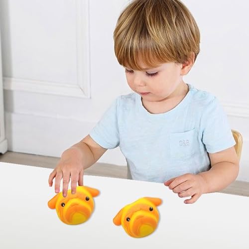 GRelaxing - Pelota de goma para apretar para perro, juguete elástico para reducir el estrés, juguete sensorial para ansiedad divertido para niños y niñas (B) 2 1711171275 944 GRelaxing Pelota de goma para apretar para perro juguete